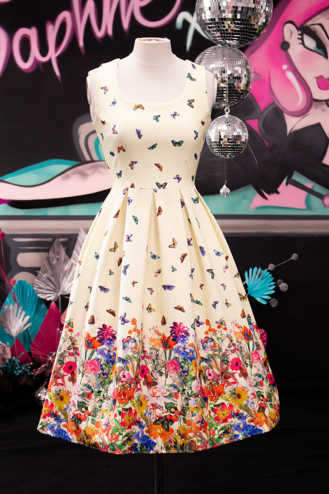 Amanda Butterfly Swing Dress