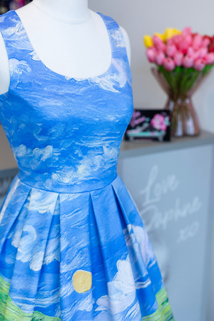 PREORDER - Amanda Cat Adventure Swing Dress - Expected dispatch date 1st of July