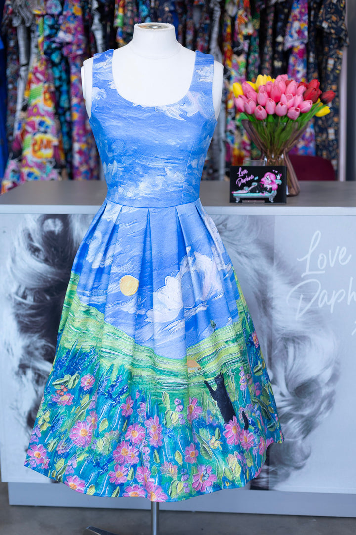 PREORDER - Amanda Cat Adventure Swing Dress - Expected dispatch date 1st of July