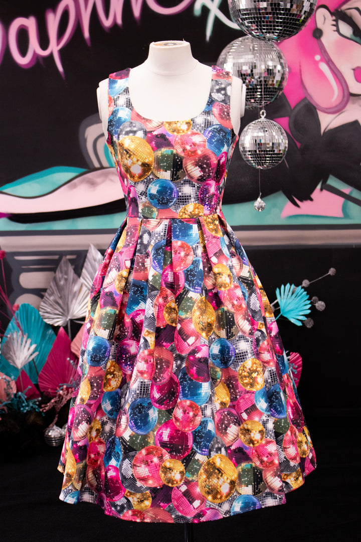 Amanda Retro Disco Ball Dress