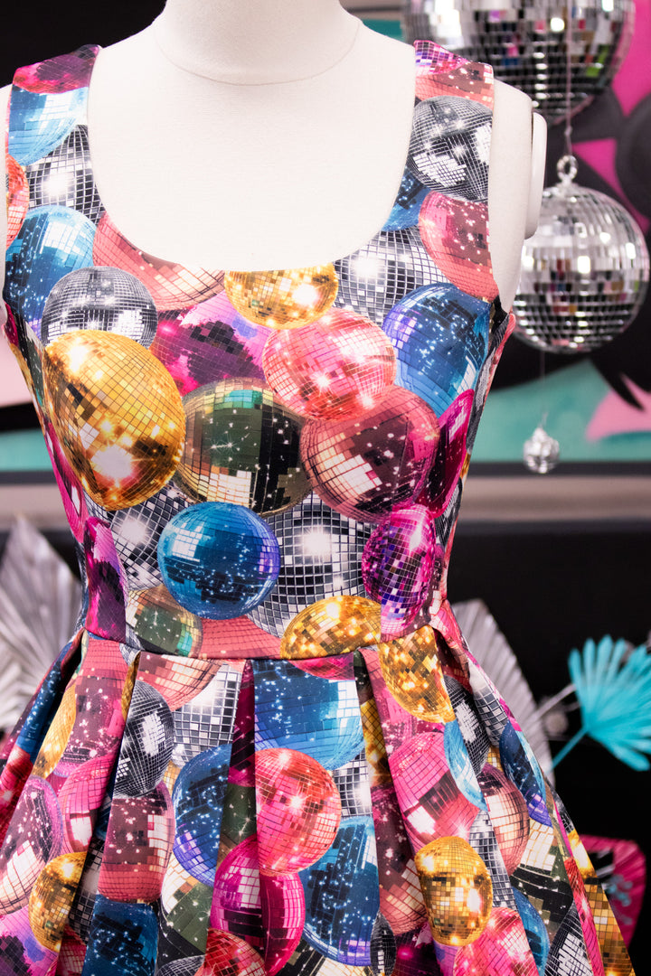 Amanda Retro Disco Ball Dress