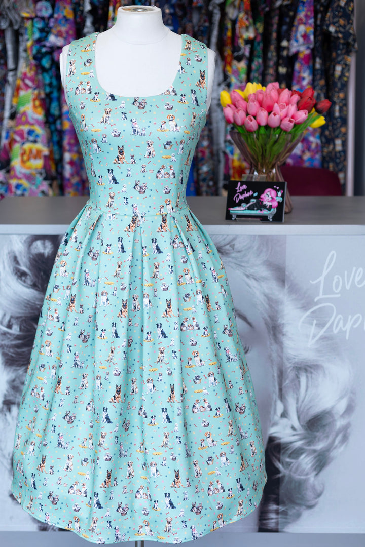 Amanda Light Green Mix Dog Dress