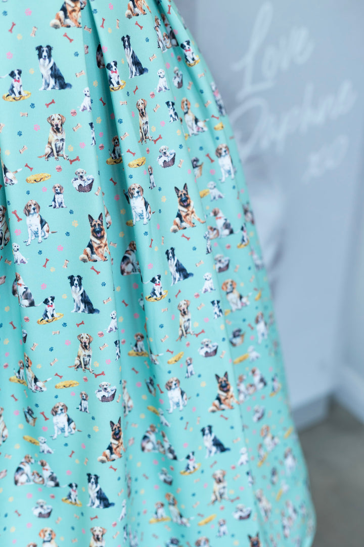 Amanda Light Green Mix Dog Dress