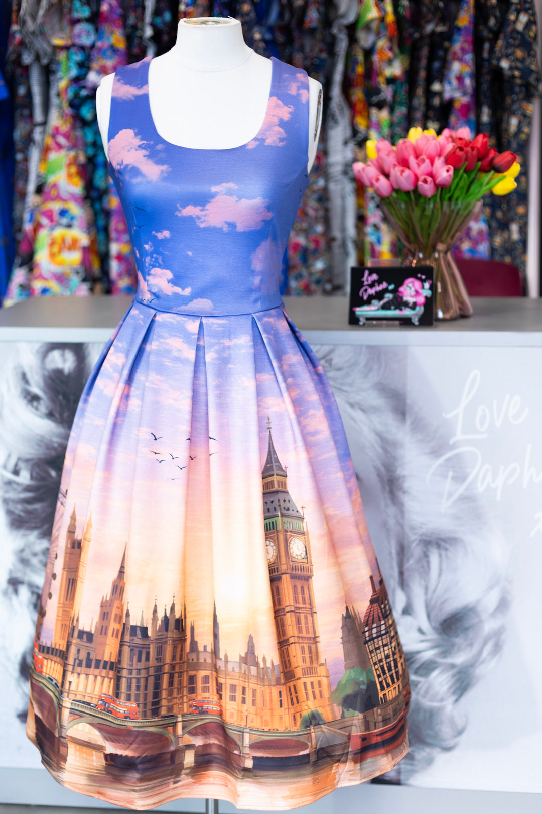 Amanda London at Sunset Dress