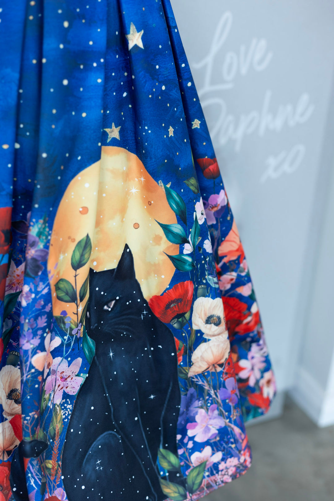 PREORDER - Amanda Midnight Garden Swing Dress - Estimated dispatch date 1st of July