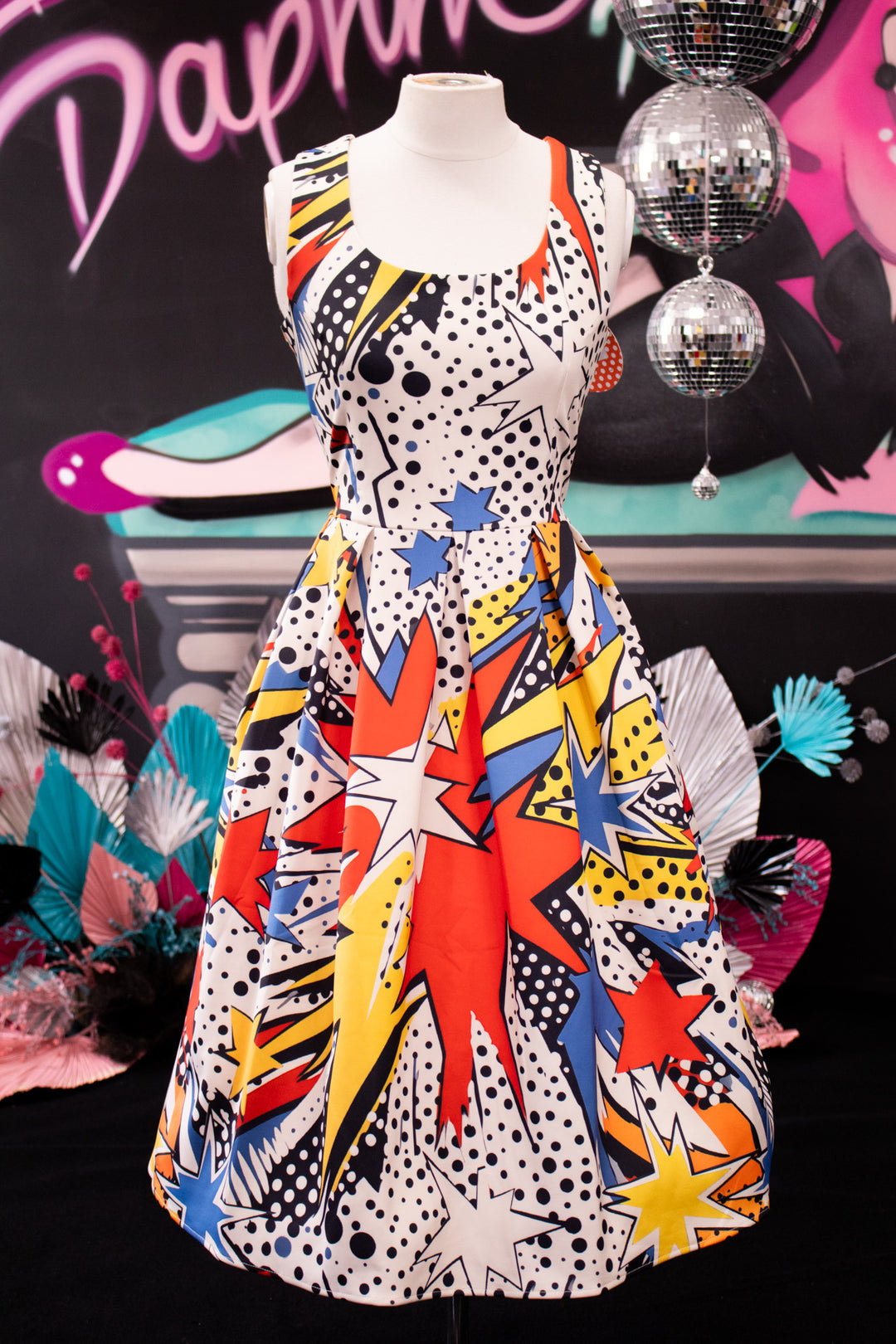 Amanda Pop Art Explosion Dress