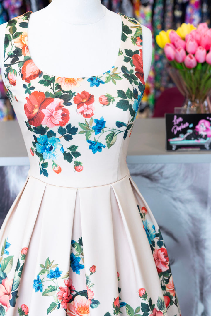 PREORDER - Amanda Victorian Floral Dress - Expected dispatch 1st of July