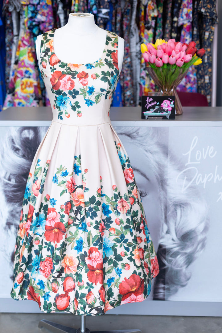 PREORDER - Amanda Victorian Floral Dress - Expected dispatch 1st of July