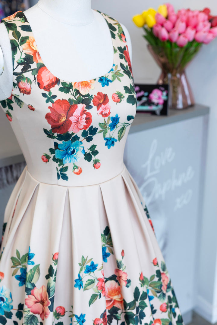 PREORDER - Amanda Victorian Floral Dress - Expected dispatch 1st of July