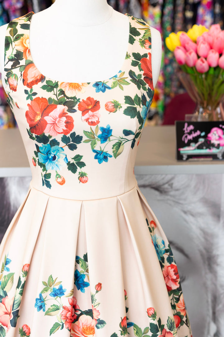 PREORDER - Amanda Victorian Floral Dress - Expected dispatch 8th of July