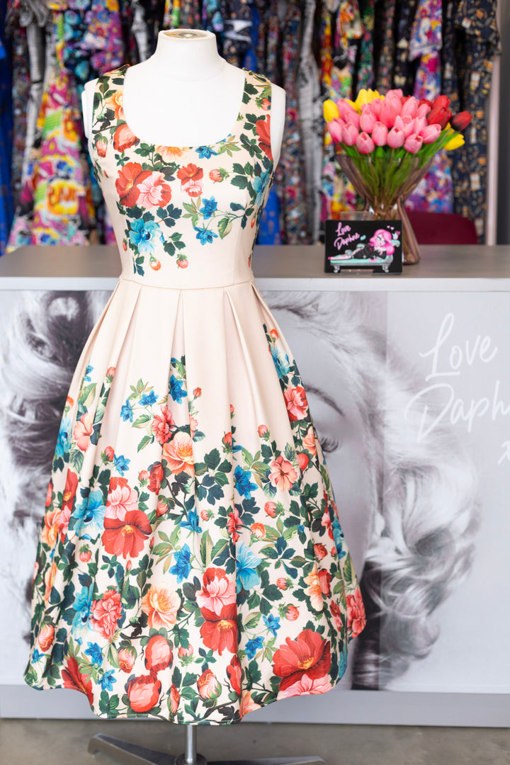 PREORDER - Amanda Victorian Floral Dress - Expected dispatch 8th of July