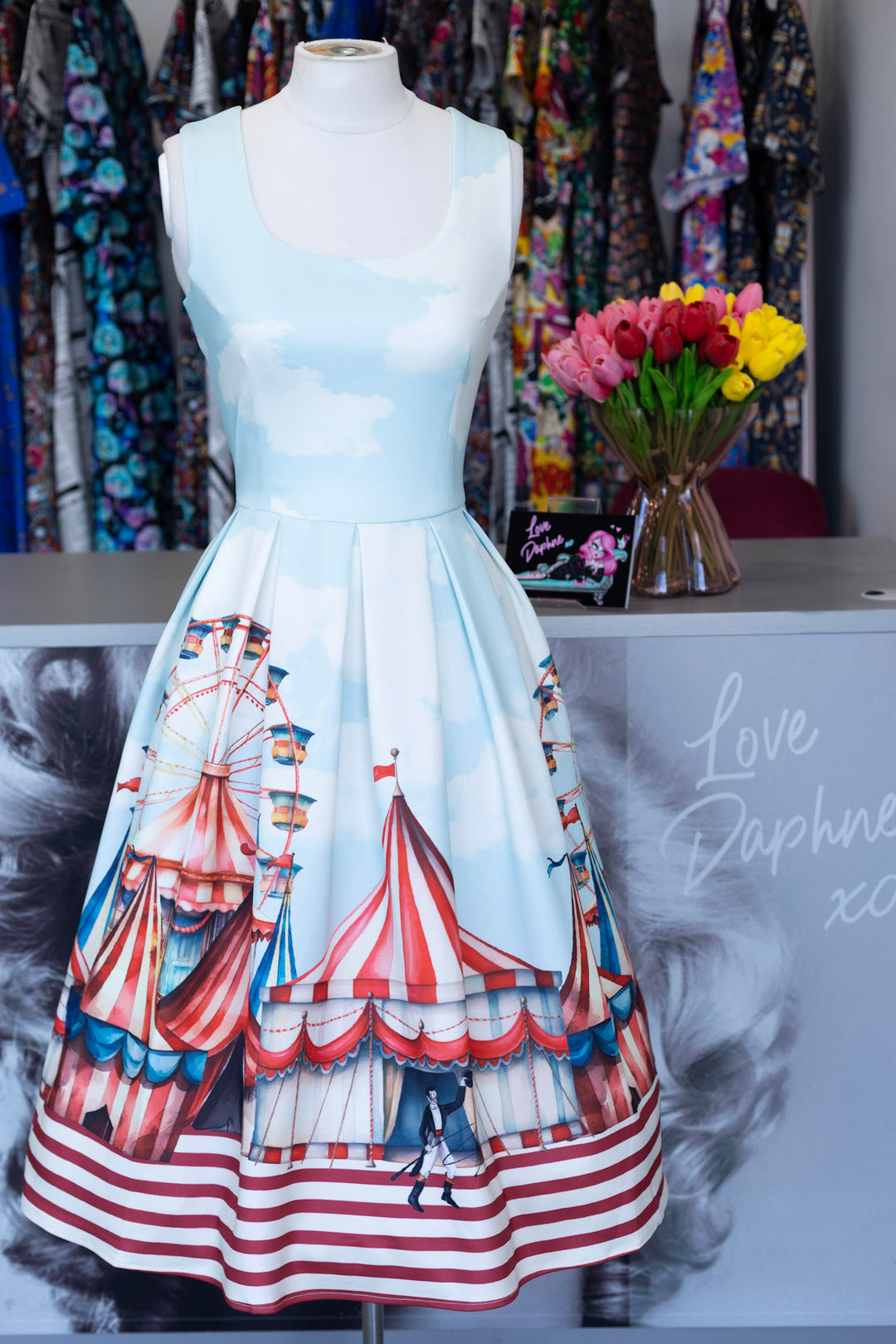 Amanda Vintage Circus Dress