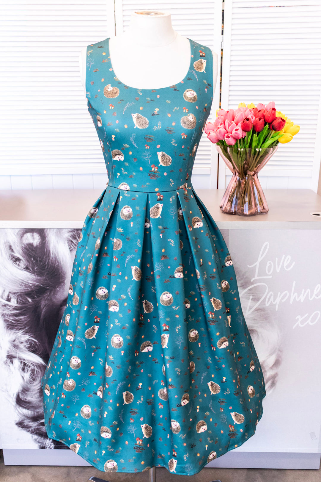 Amanda Green Hedgehog Dress