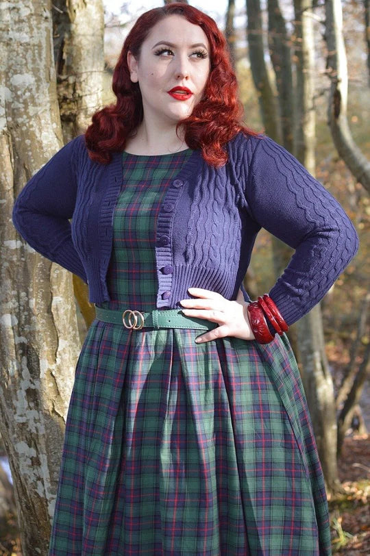 PREORDER - Annie Green Check Dress - Expected dispatch 22nd October