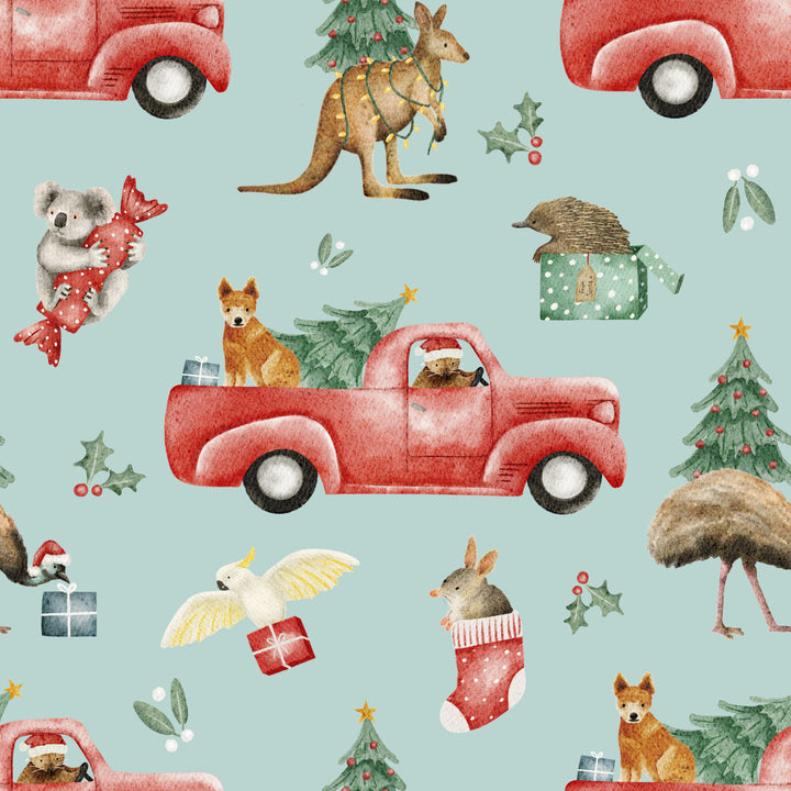 Peggy Swing Dress - Aussie Christmas - Preorder for dispatch 28th of October