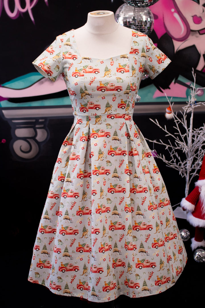 INSTOCK - Pixie Sweetheart Dress - Aussie Christmas