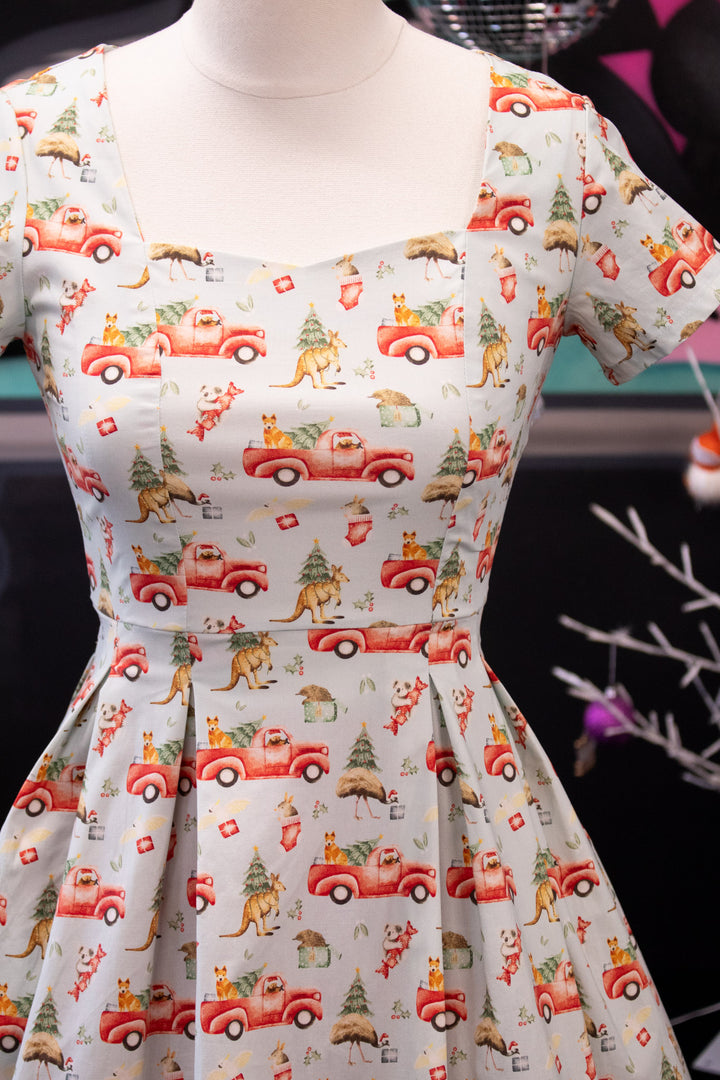 INSTOCK - Pixie Sweetheart Dress - Aussie Christmas