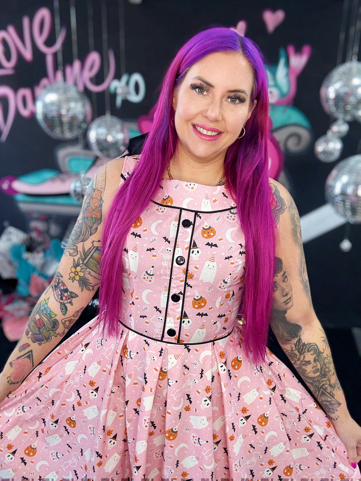 Elizabeth Dress in Pink Halloween