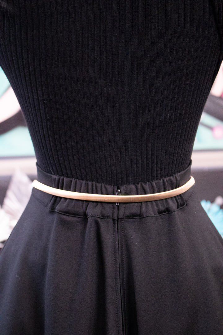 Gold Bow Stretch Belt