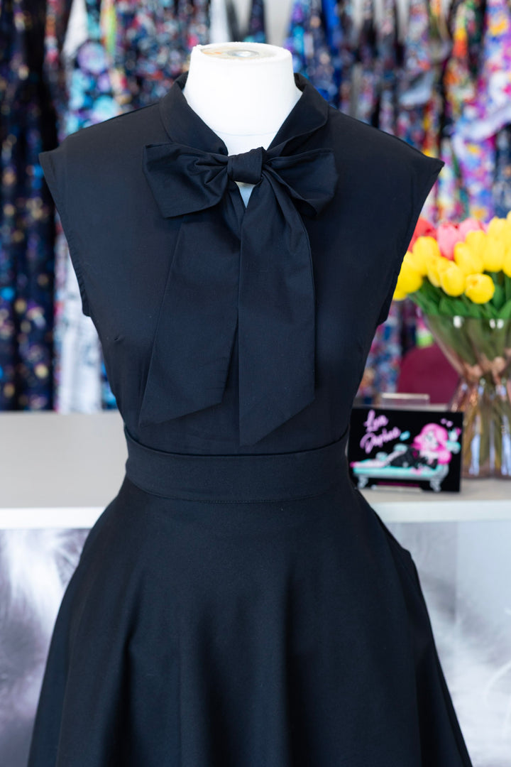 PREORDER - Black Bow Top - Expected dispatch date 29th of September