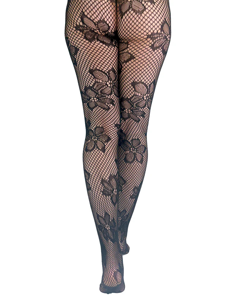 Blossom Net Tights