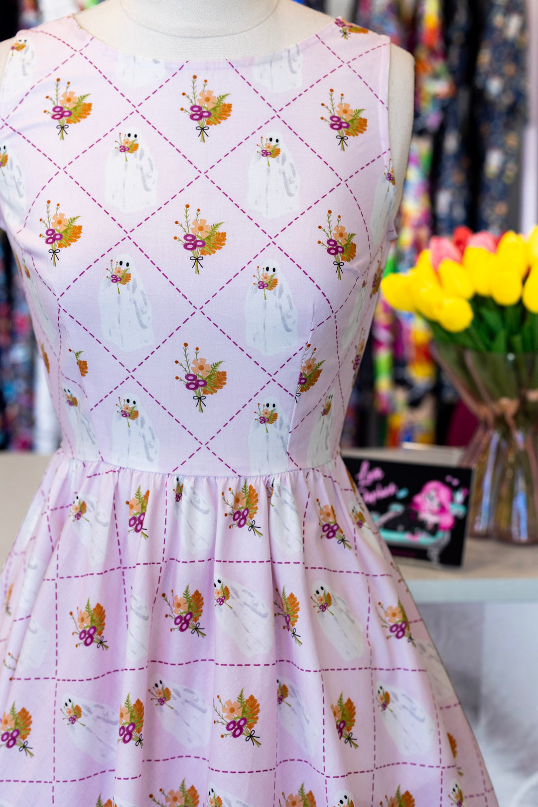 PREORDER - Boo Midi Dress - Expected dispatch date 22nd of October