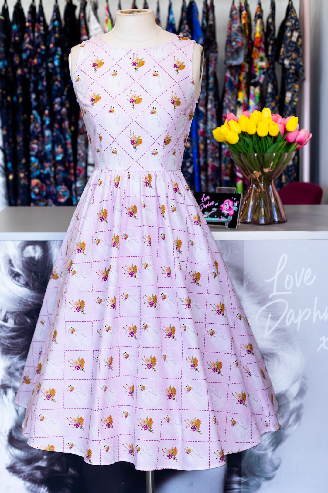 PREORDER - Boo Midi Dress - Expected dispatch date 22nd of October