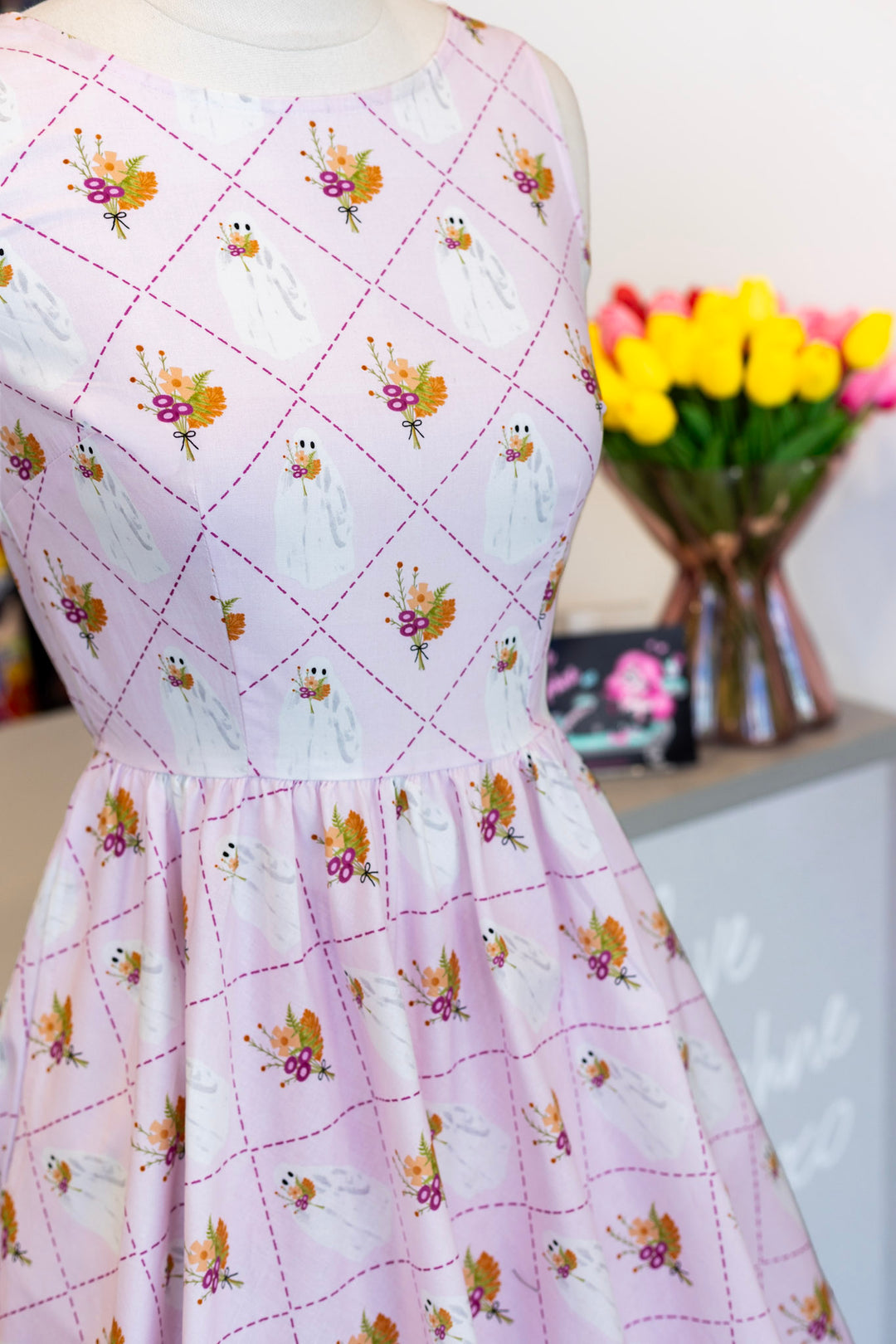 PREORDER - Boo Midi Dress - Expected dispatch date 22nd of October