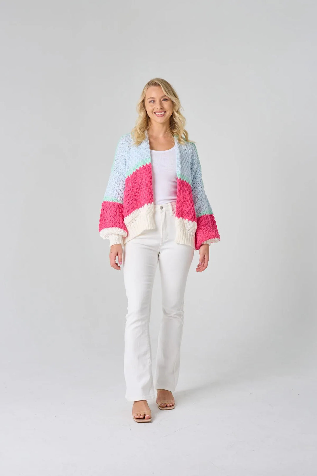 Brayanne Cardigan - Pink Mix