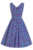 Grace Purple Flamingo Dress