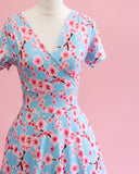 Mimi Swing Dress in Cherry Blossom Print