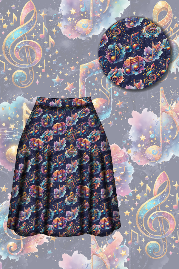 Iris Swing Skirt - Chorus Charm - Preorder for dispatch 7th of October
