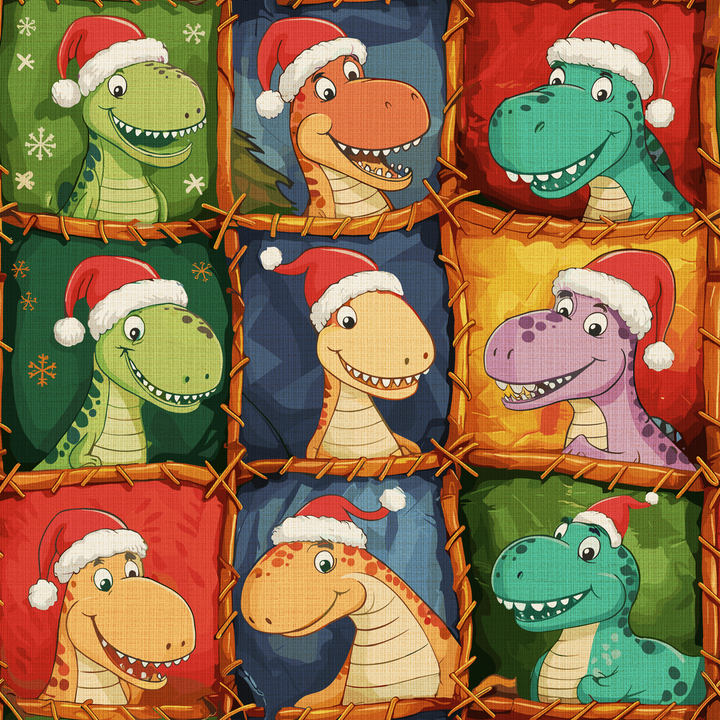 Iris Swing Skirt - Dino's First Christmas - Preorder for dispatch 28th of October