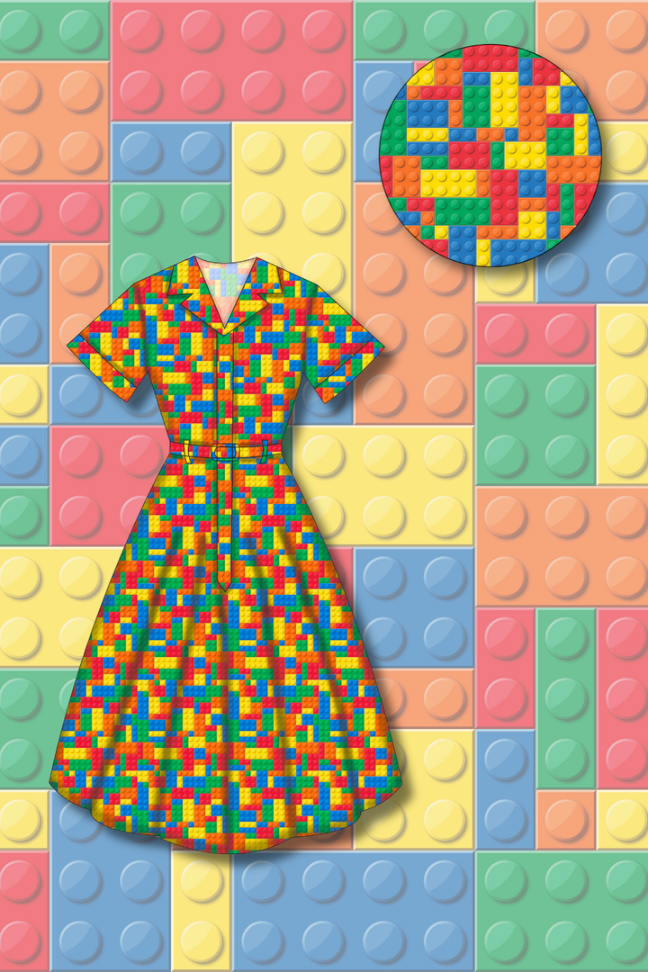 PREORDER - Peggy Swing Dress - Building Joy Classic - Estimated dispatch date 7th of October
