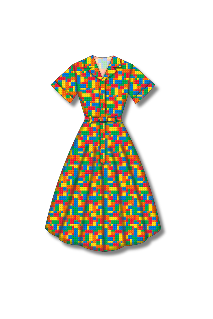PREORDER - Peggy Swing Dress - Building Joy Classic - Estimated dispatch date 7th of October