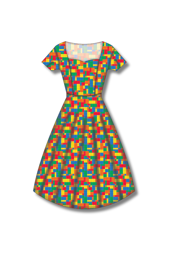 PREORDER - Pixie Sweetheart Dress - Building Joy Classic - Estimated dispatch date 7th of October