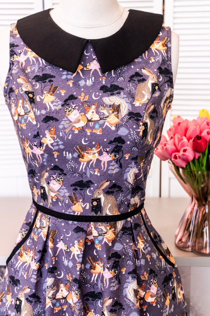 PREORDER - Fairies Collared Dress - Expected dispatch date 9th of June