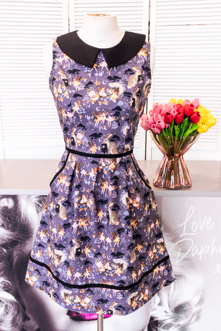 PREORDER - Fairies Collared Dress - Expected dispatch date 9th of June