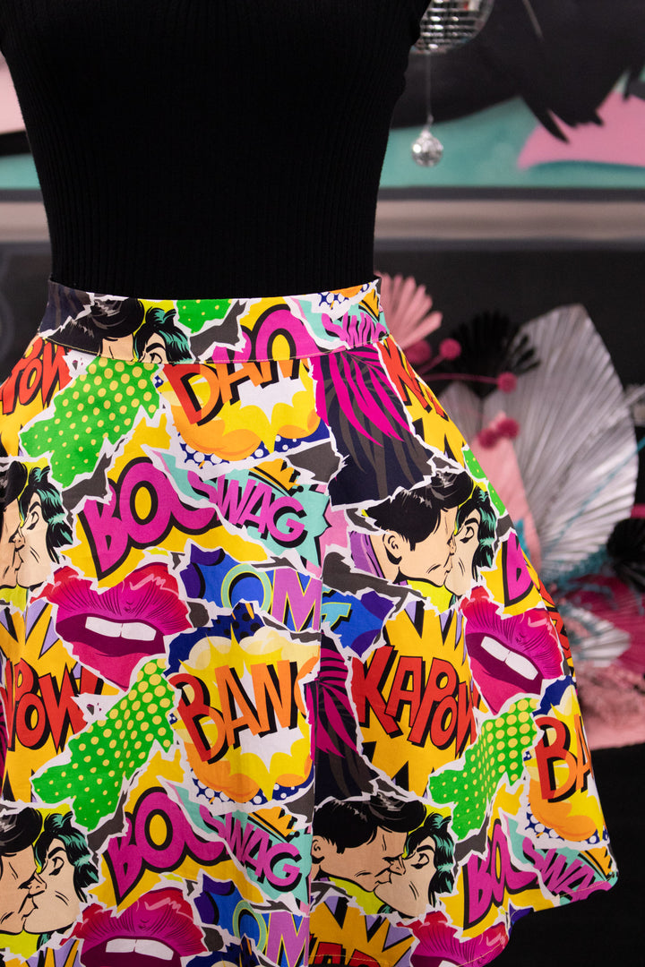 Nellie Skater Skirt - Comic