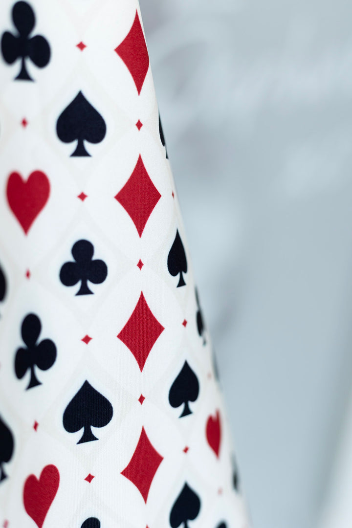 PREORDER - Cordelia Playing Card Aline Dress - Expected dispatch 28th of October