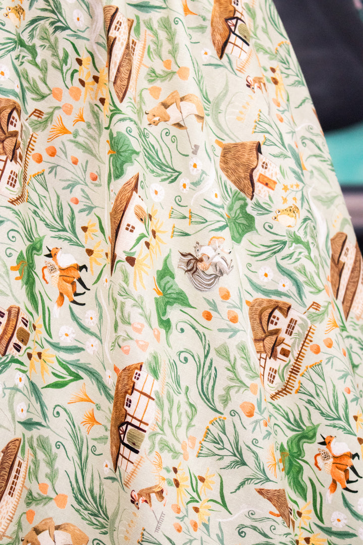 Cottage Tails Midi Dress