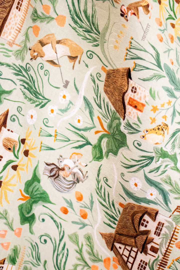 Cottage Tails Midi Dress