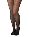 Criss Cross Glitter Spot Tights