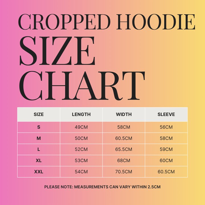 PREORDER - Love Daphne Black Cropped Hoodie Jumper - Estimate dispatch 11th of June
