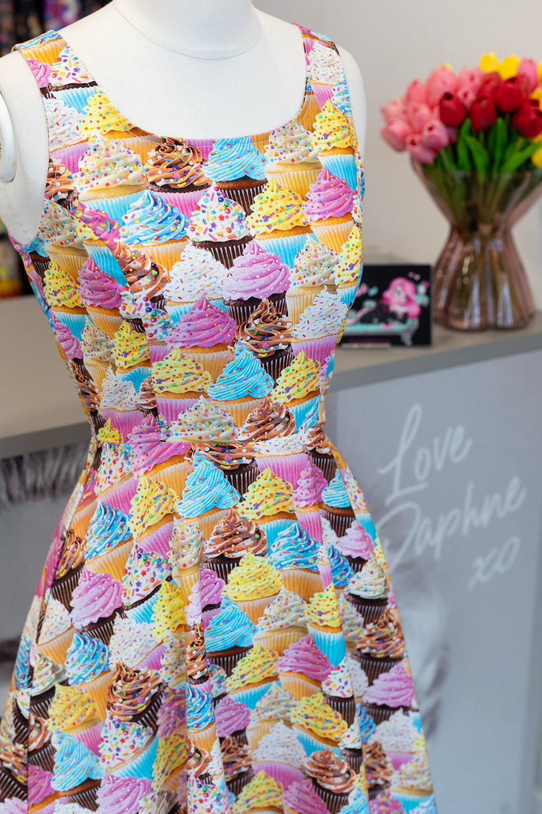 PREORDER - Cupcake Skater Dress - Expected dispatch 9th of June