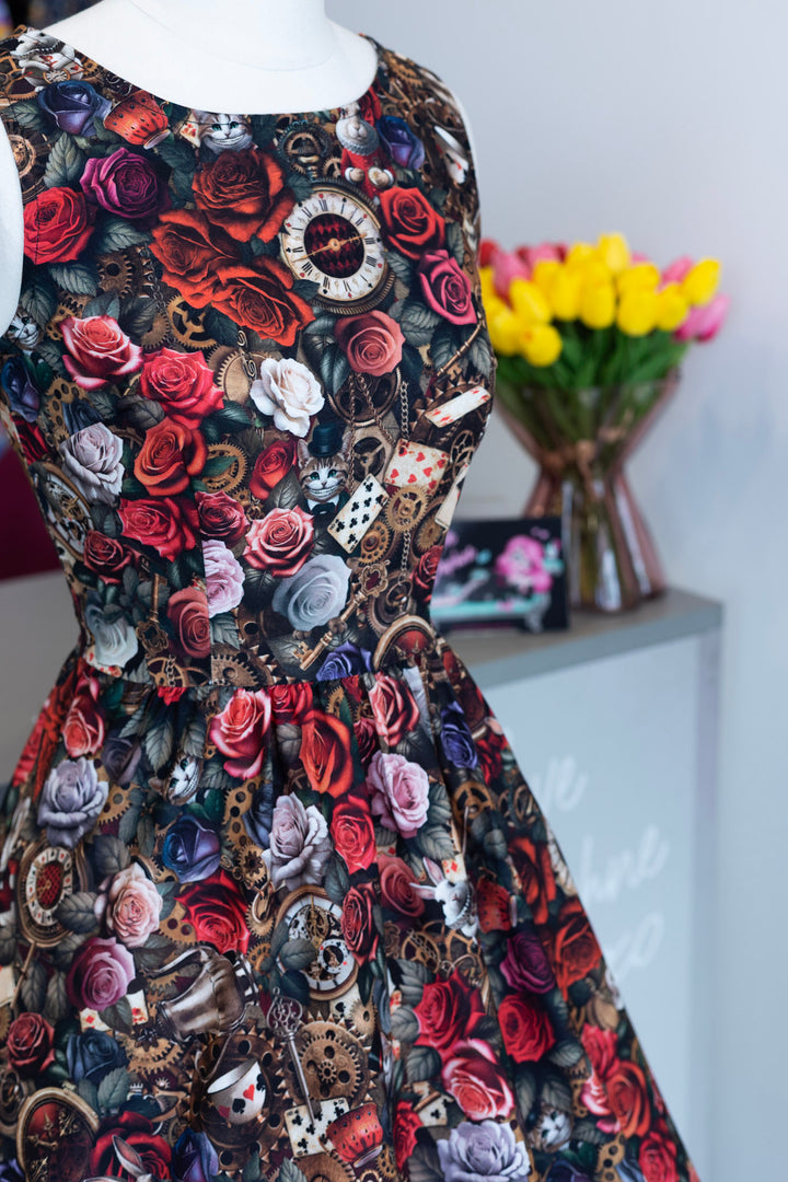 Dark Wonderland Vintage Dress