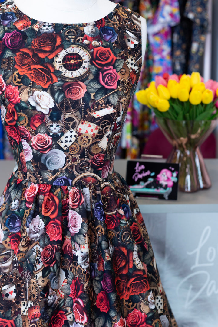 Dark Wonderland Vintage Dress