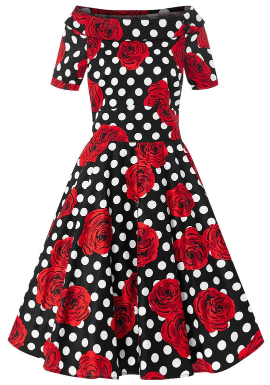 PREORDER - Darlene Rose Polka Dot - Estimated dispatch 30th of October