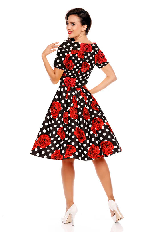 PREORDER - Darlene Rose Polka Dot - Estimated dispatch 30th of October