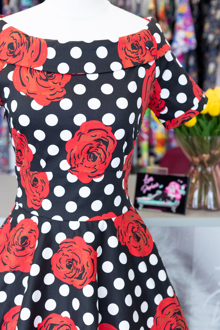 Darlene Rose Polka Dot